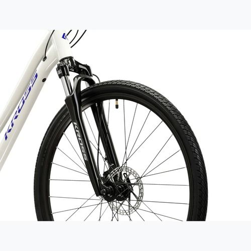 Dámsky crossový bicykel KROSS Evado 4.0 In grey/navy/gloss