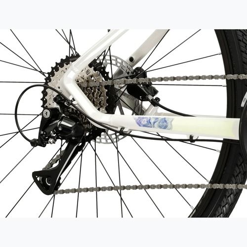 Dámsky crossový bicykel KROSS Evado 4.0 In grey/navy/gloss