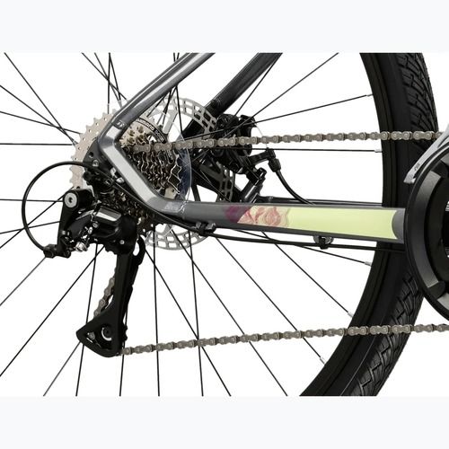Dámsky crossový bicykel KROSS Evado 3.0 In gray/green
