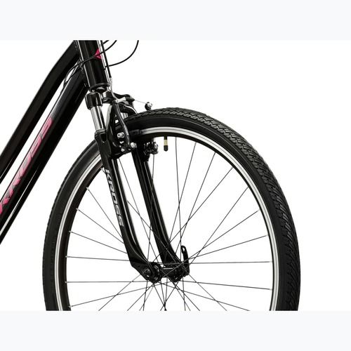 Dámsky crossový bicykel KROSS Evado 2.0 In black/pink