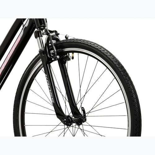 Dámsky crossový bicykel KROSS Evado 2.0 In black/pink/gloss