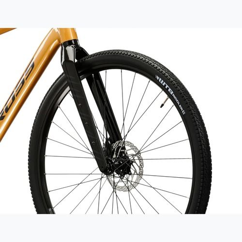 Gravelový bicykel KROSS Esker 5.0 gold/graphite