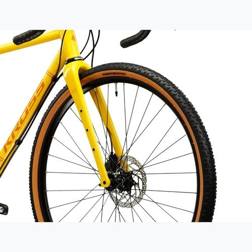 Gravelový bicykel KROSS Esker 4.0 yellow/orange/gloss