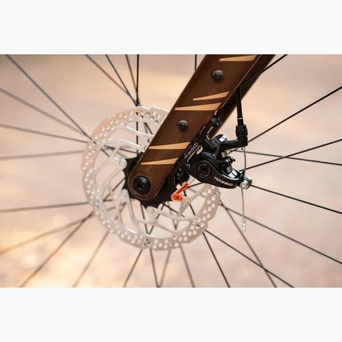 Gravelový bicykel KROSS Esker 2.0 brown/beige/gloss