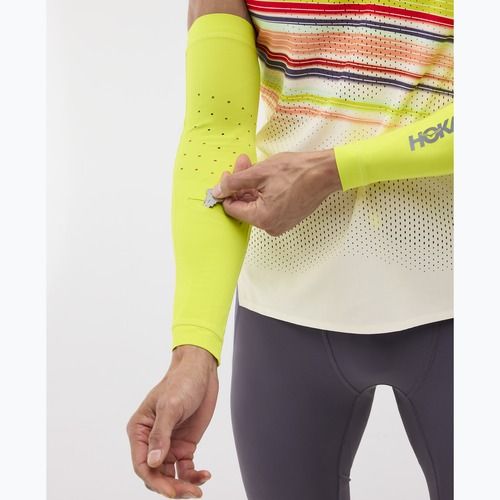 Bežecké rukávy HOKOA Race Day hoka citrus