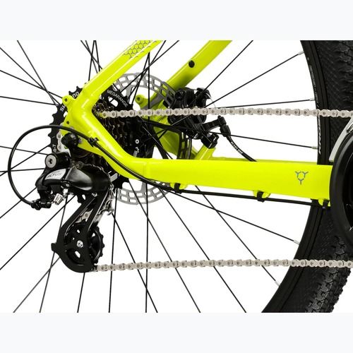 Horský bicykel KROSS Hexagon 2.0 27,5" lime/blue/gloss