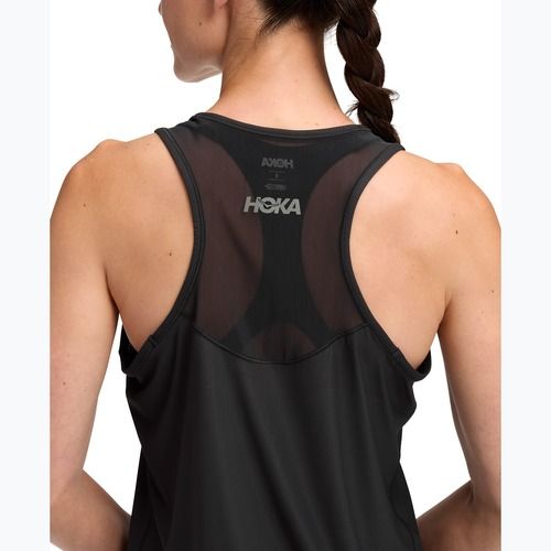 Dámske bežecké tričko HOKA Airolite Tank 2.0 black