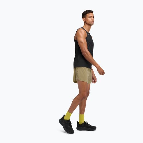 Pánske bežecké šortky HOKA Glide 5" wild mushroom