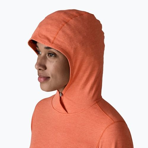 Dámska mikina Patagonia Capilene Cool Sun Hoody mellow melon/peach sherbet x-dye