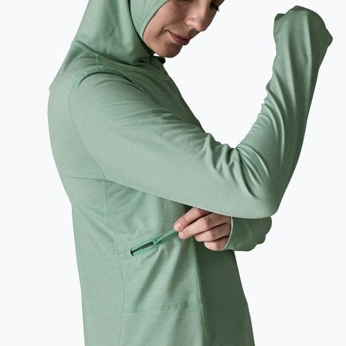 Dámska mikina Patagonia Capilene Cool Sun Hoody thermal blue/thin ice x-dye