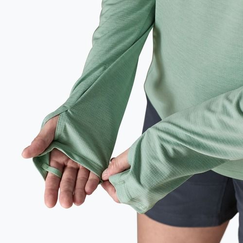 Dámska mikina Patagonia Capilene Cool Sun Hoody thermal blue/thin ice x-dye