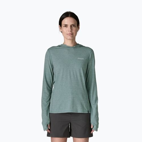 Dámska mikina Patagonia Capilene Cool Sun Hoody nouveau green/blue sage x-dye