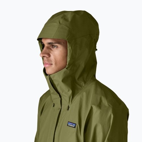 Pánska nepremokavá bunda Patagonia Torrentshell 3L Rain caper green