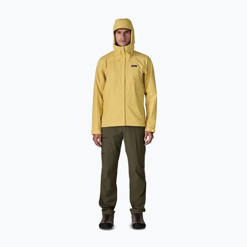Pánska nepremokavá bunda Patagonia Torrentshell 3L Rain limestone yellow