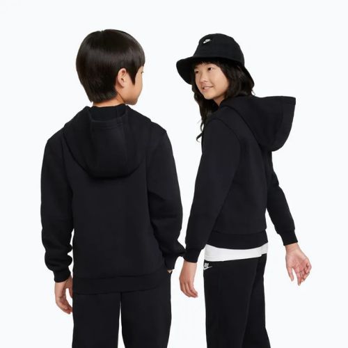 Detská mikina Nike Sportswear Club Fleece black/white