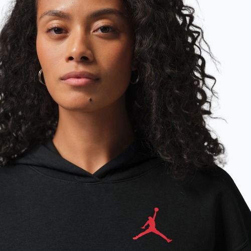 Dámska mikina Nike Jordan Fleece Hoodie black/gym red