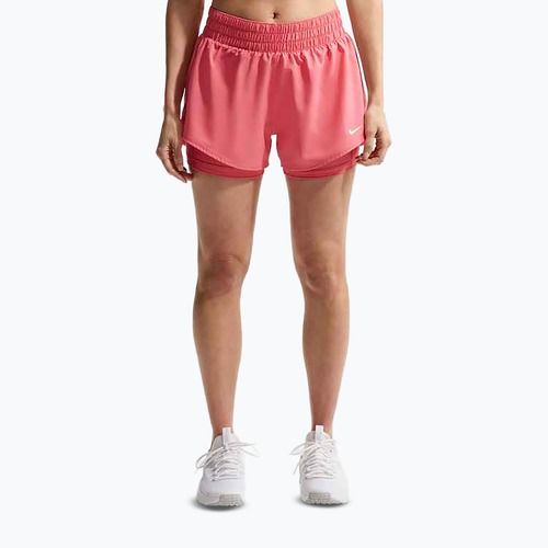 Dámske bežecké šortky Nike One Dri-FIT 2IN1 sea coral/white