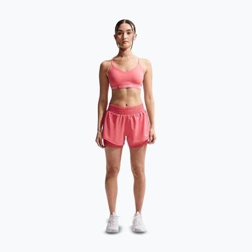 Dámske bežecké šortky Nike One Dri-FIT 2IN1 sea coral/white
