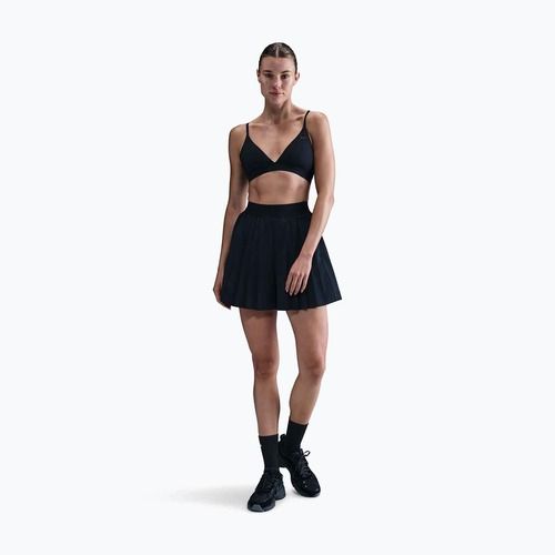 Tréningová podprsenka Nike Form Light-Support Triangle black/smoke grey/dark smoke