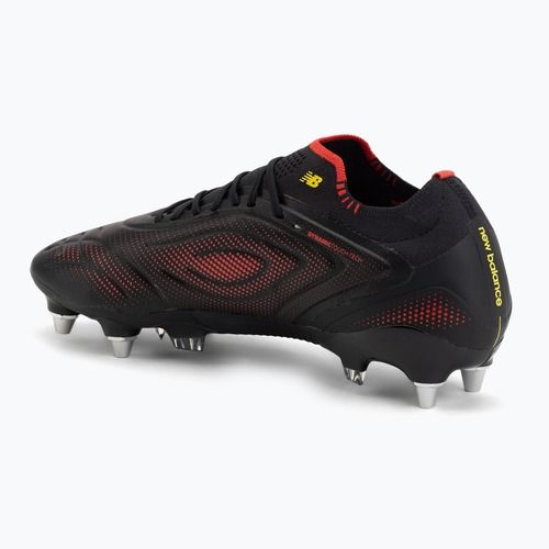 Futbalové kopačky New Balance Tekela Elite Low V5 SG black 100/punch yellow/fire cracker