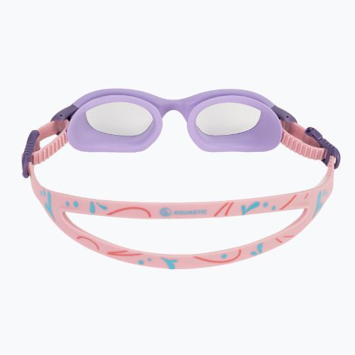 Detské plavecké okuliare AQUASTIC Spinny purple