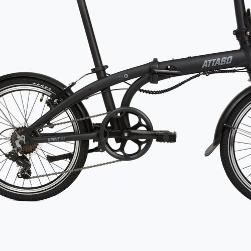 Skladací mestský bicykel ATTABO Breve 2.0 black