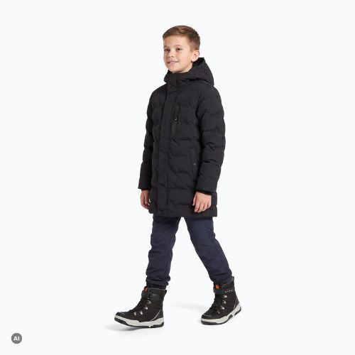 Detská páperová bunda KADVA City Alpine JR čierna
