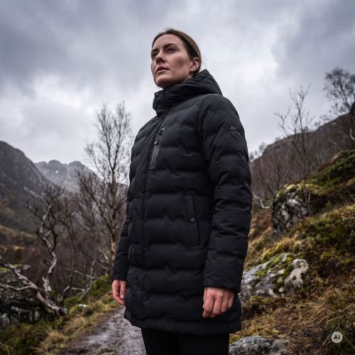 Dámska páperová bunda KADVA Alpine WMNS čierna
