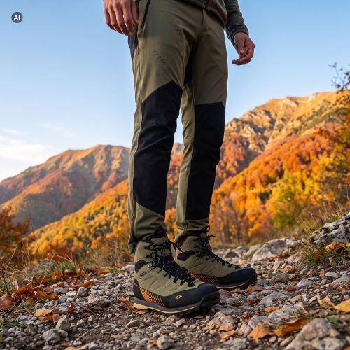 Pánske trekkingové nohavice KADVA Woodsy zelené