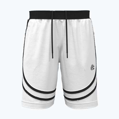 Pánske basketbalové šortky Under Armour Curry Signature white/black