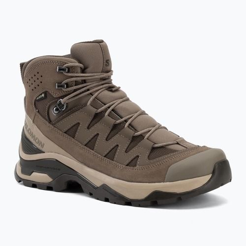 Pánske trekingové topánky Salomon Quest Echo GTX walnut/dsrtan/blko