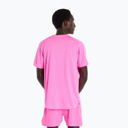 Pánske tričko New Balance Athletics Run pink heat heather