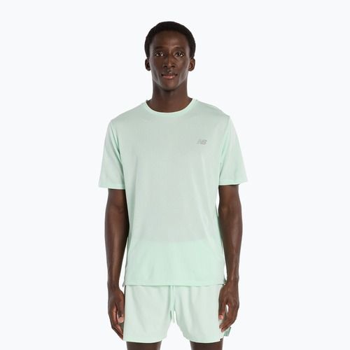 Pánske tričko New Balance Athletics Run cosmic jade heather