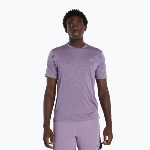 Pánske tričko New Balance Athletics Run candied violet heather