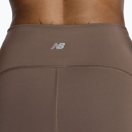 Dámske bežecké legíny New Balance Sleek Pocket High Rise cortado