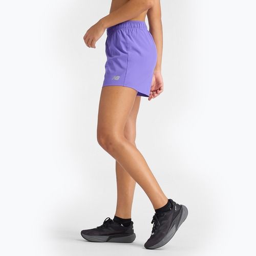 Dámske bežecké šortky New Balance RC 5" electric purple