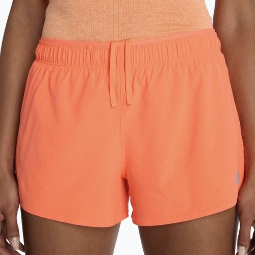 Dámske šortky New Balance RC Seamless 3" tangerine heat