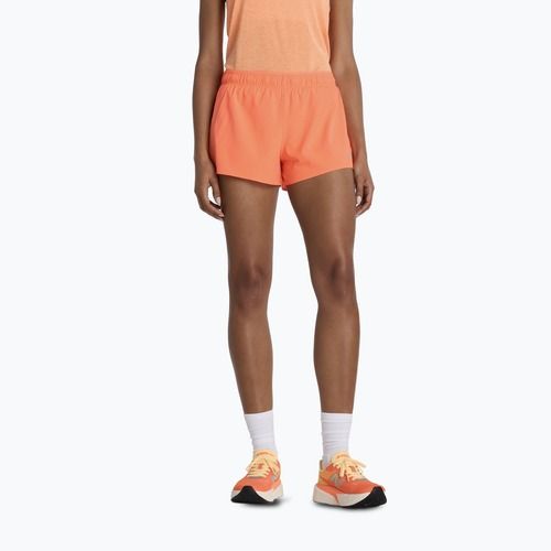 Dámske šortky New Balance RC Seamless 3" tangerine heat