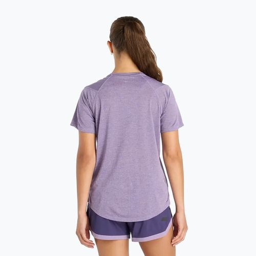 Dámske tričko New Balance Athletics candied violet heather