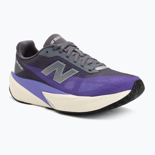 Pánske bežecké topánky New Balance FuelCell Rebel V5 electric indigo/truffle salt/silver metallic