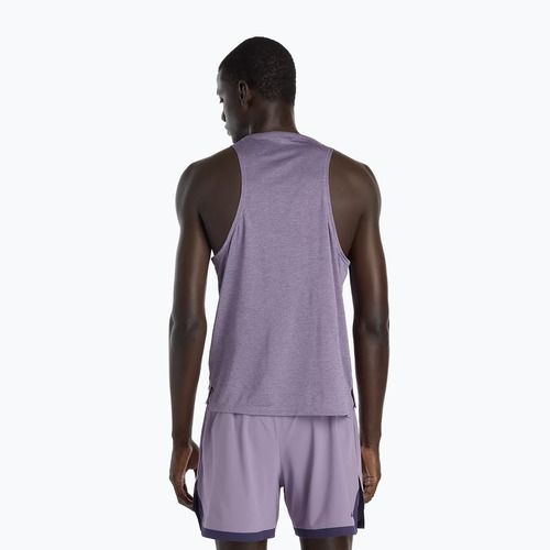 Pánske tričko New Balance Singlet Athletics candied violet heather
