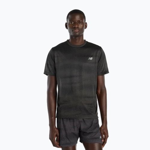 Pánske tričko New Balance Athletics Printed black/grey