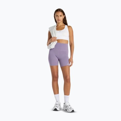 Dámske šortky New Balance Harmony High Rise candied violet