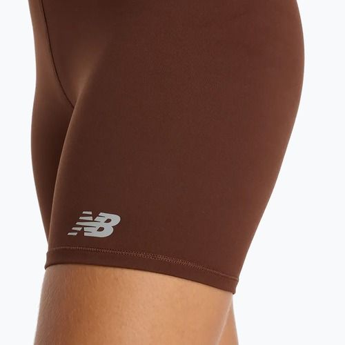 Dámske šortky New Balance Harmony High Rise pumpernickel