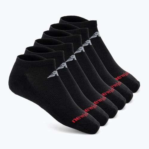 Ponožky New Balance Everyday No Show 6 pairs black/white