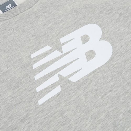 Pánska mikina New Balance Sport Core Brushed Crew reflection/white/light arctic grey