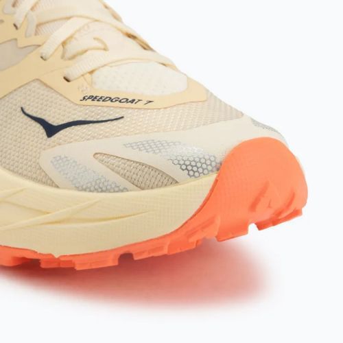 Dámske bežecké topánky HOKA Speedgoat 7 vintage yellow/neon flame