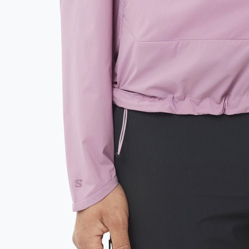 Dámska vetrovka Salomon Outwind Full Zip valerian