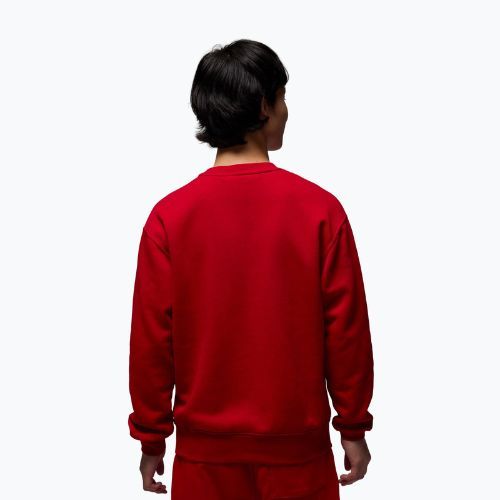 Pánska mikina Jordan Brooklyn Fleece Crew gym red/white