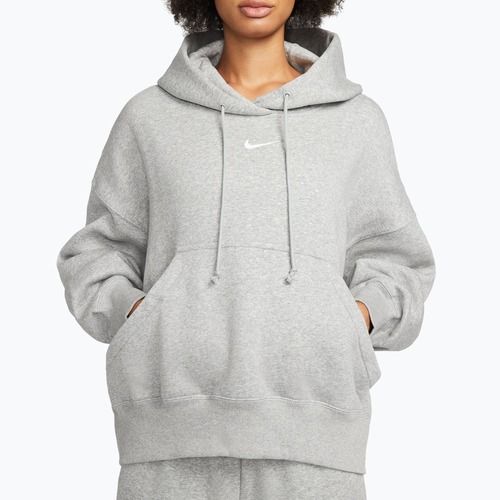 Dámska mikina Nike Sportswear Phoenix Fleece Oversized dark grey heather/sail